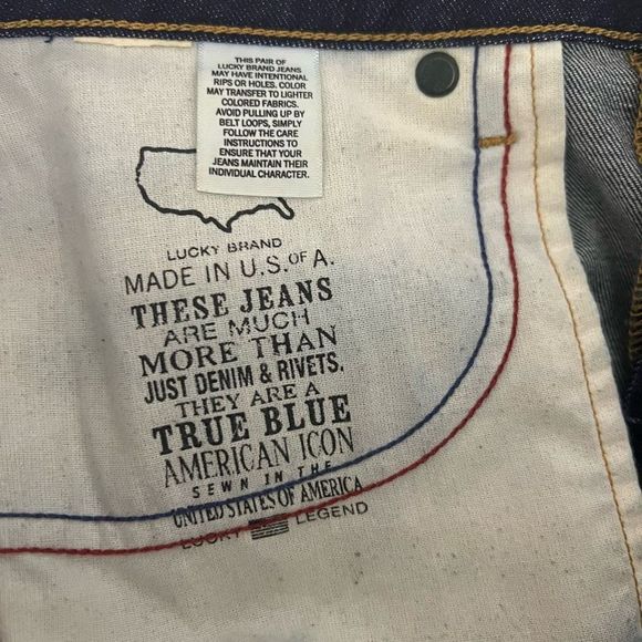 Lucky Brand Dark Wash Mid Rise Lolita Bootcut Stretch Ankle Denim Jeans Size 8 - Picture 11 of 16